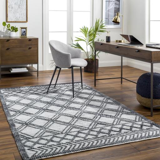 Surya Napoli NPO-2309 Black Gray 2' x 3' Rug