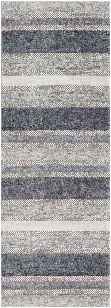 Surya Nepali NPI-2306 Cream Gray 2'7" x 7'3" Rug