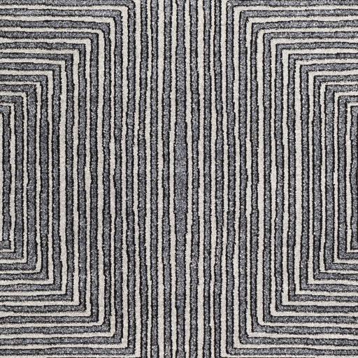 Surya Nepali NPI-2317 Black Cream 2' x 2'11" Rug