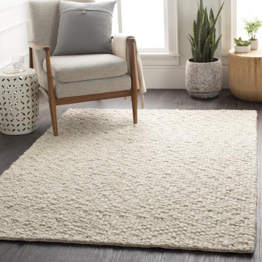 Surya Neravan NER-1001 Charcoal Cream 10' x 14' Rug