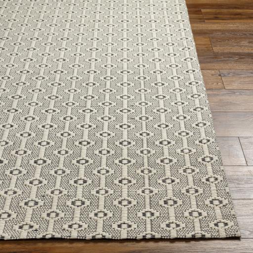 Surya Nevada NVD-2301 Black Off-White 6' x 9' Rug