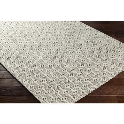 Surya Nevada NVD-2301 Black Off-White 6' x 9' Rug