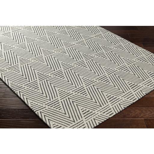 Surya Nevada NVD-2302 Black Off-White 5' x 7'6" Rug