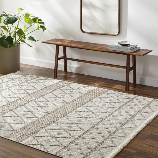 Surya New Delhi NWH-2300 Cream Light Beige 2' x 2'11" Rug