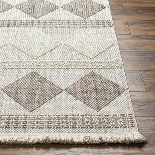 Surya New Delhi NWH-2301 Cream Gray 2' x 2'11" Rug