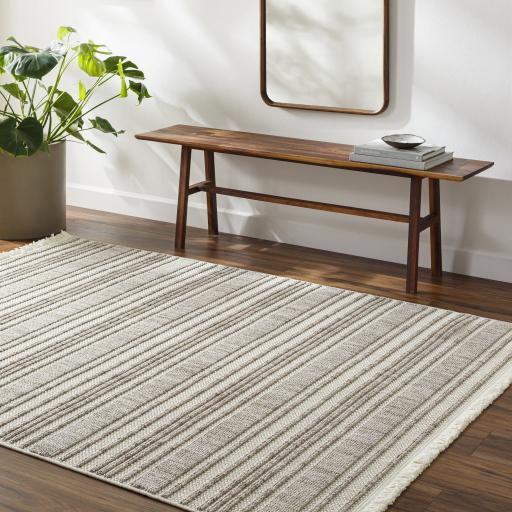 Surya New Delhi NWH-2304 Cream Gray 2' x 2'11" Rug