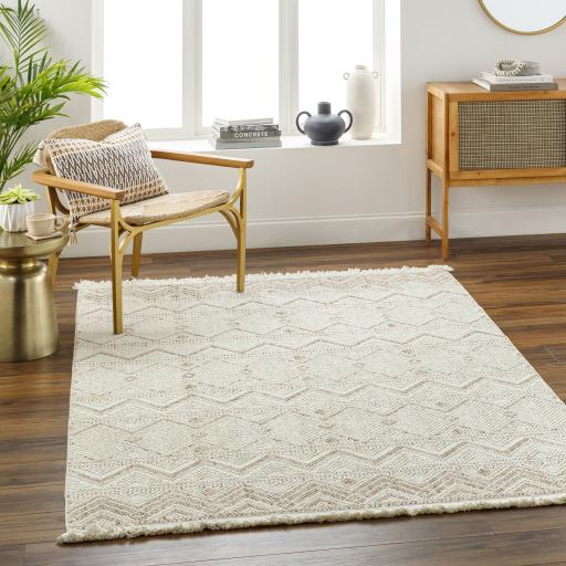 Surya New Delhi NWH-2305 Cream Light Beige 2' x 2'11" Rug