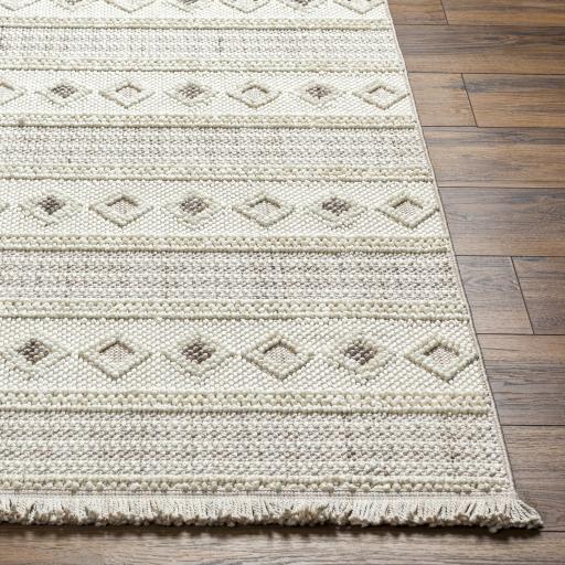 Surya New Delhi NWH-2306 Cream Gray 2' x 2'11" Rug