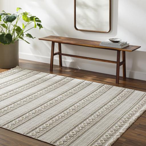 Surya New Delhi NWH-2307 Cream Gray 2' x 2'11" Rug