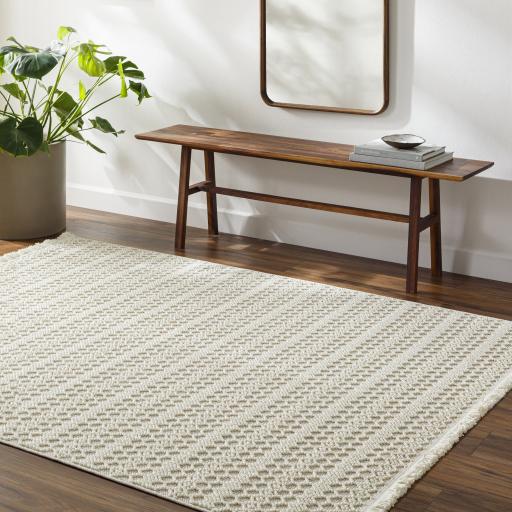 Surya New Delhi NWH-2308 Cream Light Gray 2' x 2'11" Rug