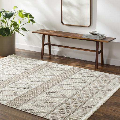 Surya New Delhi NWH-2309 Brown Gray 2' x 2'11" Rug