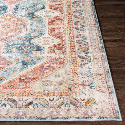 Surya New Mexico NWM-2308 Blue Brick Red 7'10" x 10'2" Rug