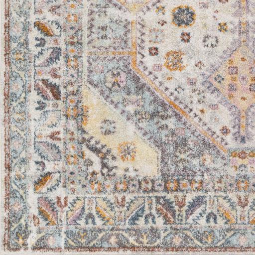 Surya New Mexico NWM-2309 Blue Brick Red 5'3" x 7'3" Rug