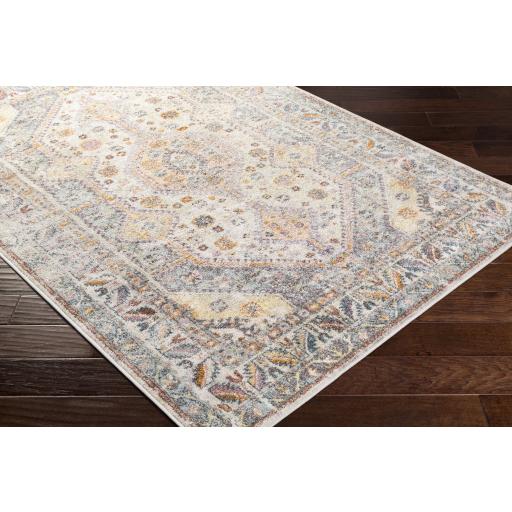 Surya New Mexico NWM-2309 Blue Brick Red 5'3" x 7'3" Rug