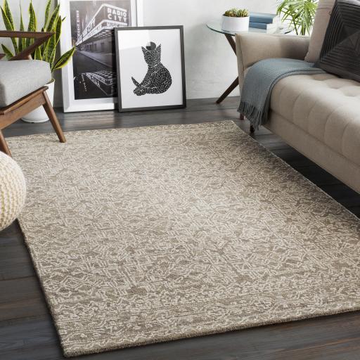 Surya Newcastle NCS-2309 Cream Taupe 4' x 6' Rug