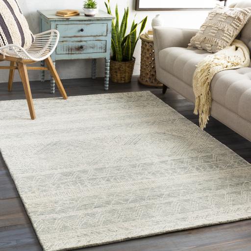 Surya Newcastle NCS-2312 Cream Sage 2' x 3' Rug