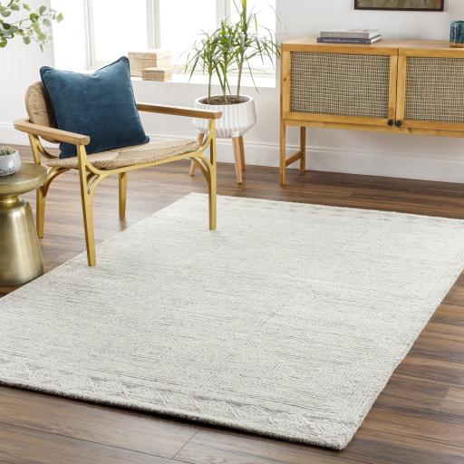 Surya Newcastle NCS-2313 Black Cream 2' x 3' Rug