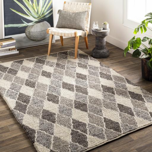 Surya Nico NIC-7002 Black Charcoal 2' x 3' Rug