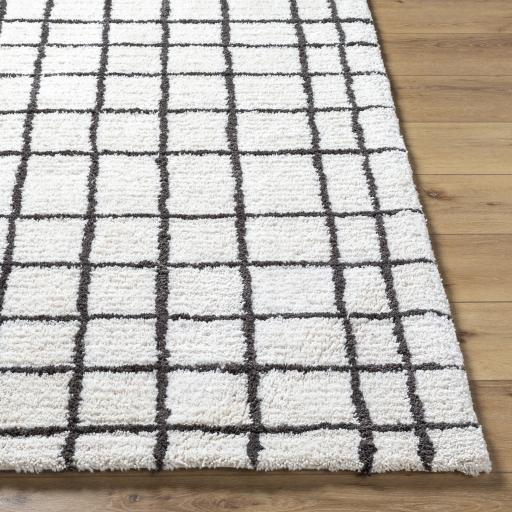 Surya Nicole NCO-2300 Black White 2' x 3' Rug