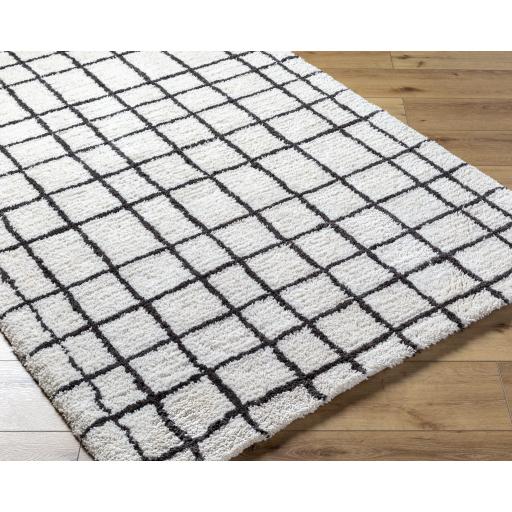 Surya Nicole NCO-2300 Black White 2' x 3' Rug