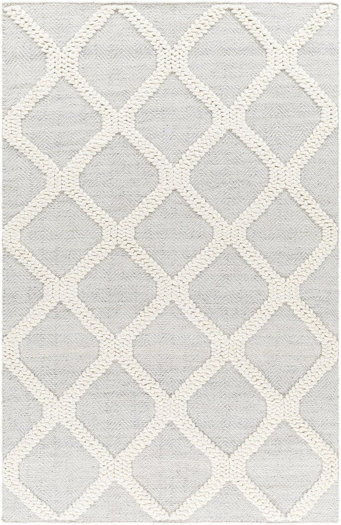 Surya Nina NNA-2302 Cream Silver Gray 27" x 45" Rug