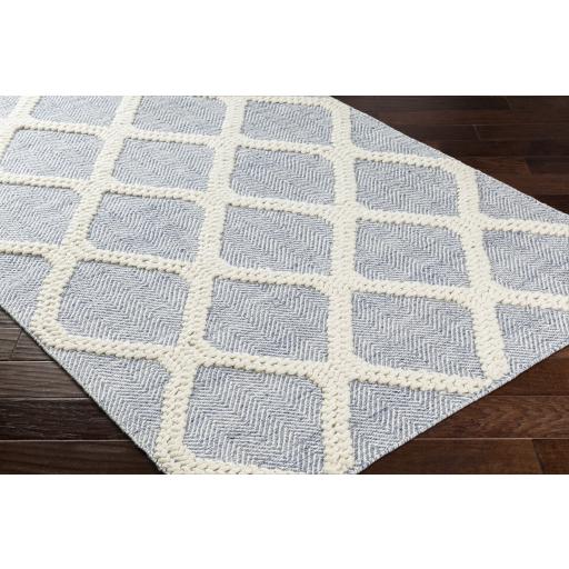 Surya Nina NNA-2303 Blue Cream 27" x 45" Rug