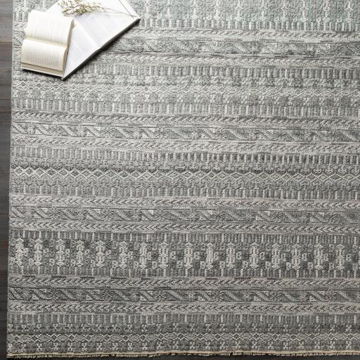 Surya Nobility NBI-2306 Charcoal Ivory 2' x 3' Rug