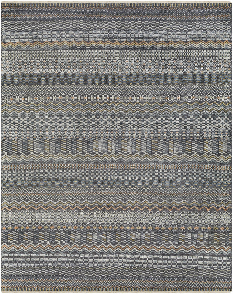 Surya Nobility NBI-2312 Charcoal Ice Blue 10' x 14' Rug