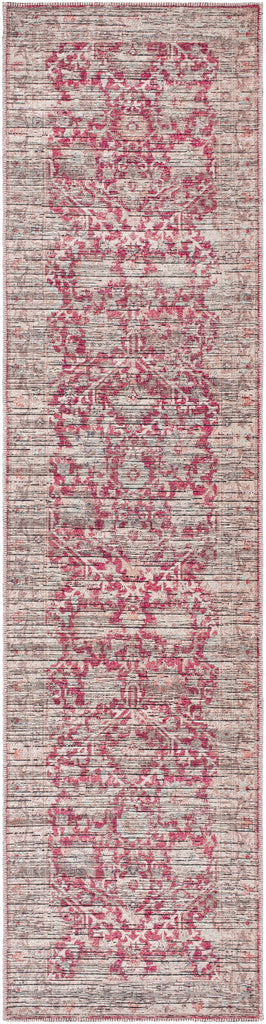 Surya Nolita NLT-2300 Black Dusty Pink 2'5" x 7'3" Rug