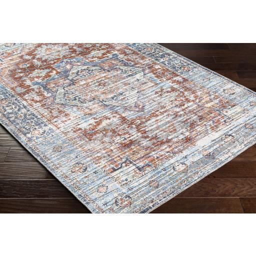 Surya Nolita NLT-2302 Black Brick Red 2'5" x 7'3" Rug