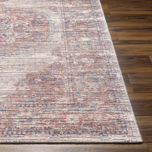 Surya Nolita NLT-2305 Black Brick Red 2'5" x 7'3" Rug