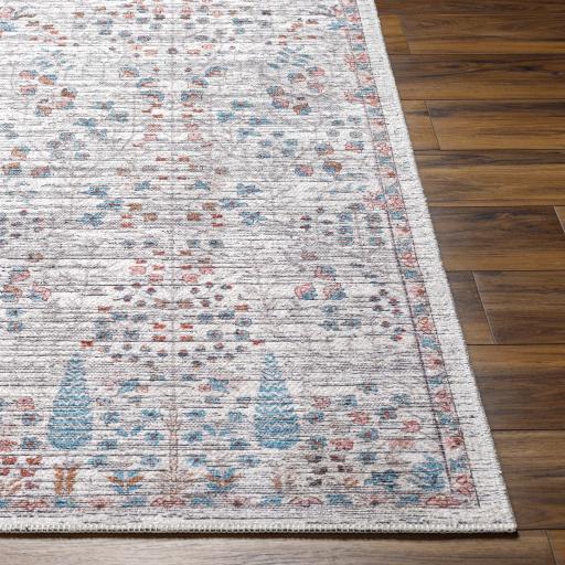 Surya Nolita NLT-2306 Aqua Brick Red 2'5" x 10' Rug