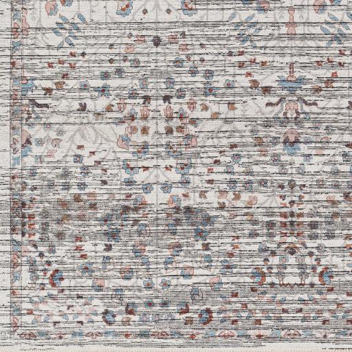 Surya Nolita NLT-2306 Aqua Brick Red 2'5" x 7'3" Rug