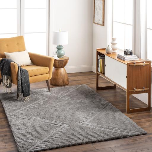 Surya Nomadic NMC-2300 Medium Gray 5'3" x 7' Rug