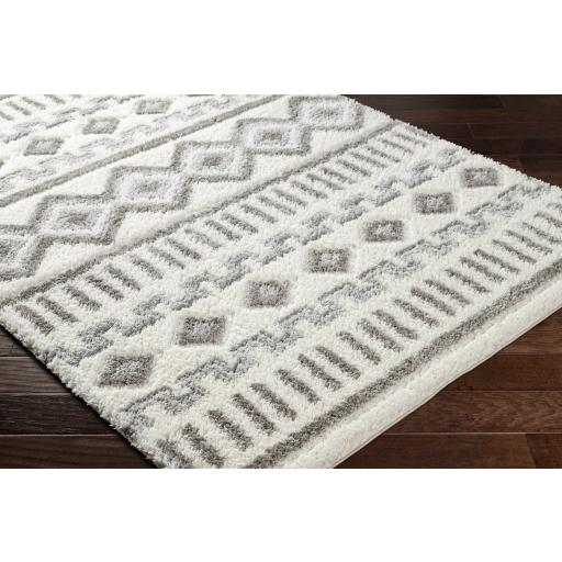 Surya Nomadic NMC-2302 Ivory Light Gray 5'3" x 7' Rug