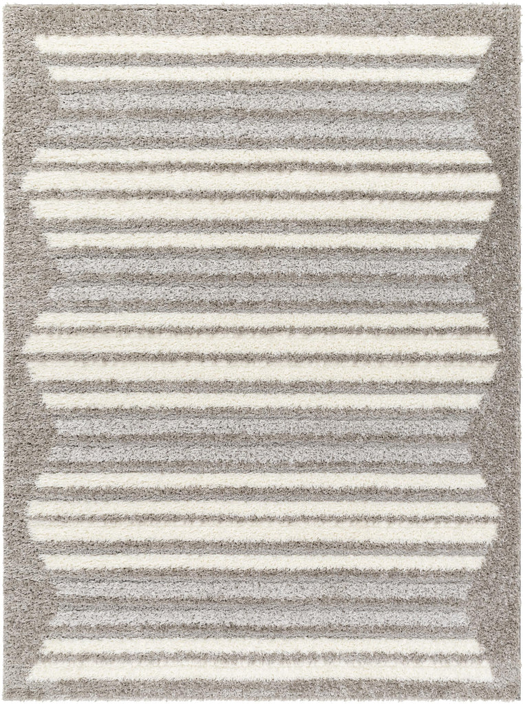 Surya Nomadic NMC-2307 Ivory Light Gray 5'3" x 7' Rug