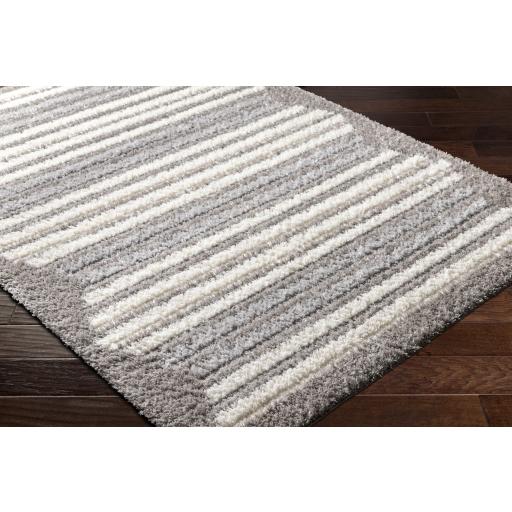 Surya Nomadic NMC-2307 Ivory Light Gray 5'3" x 7' Rug