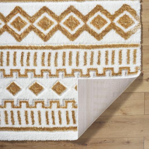 Surya Nomadic NMC-2308 Ivory Mustard 5'3" x 7' Rug