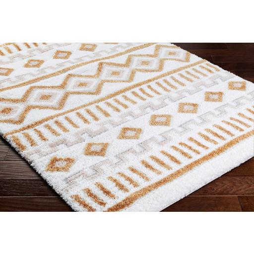 Surya Nomadic NMC-2308 Ivory Mustard 5'3" x 7' Rug