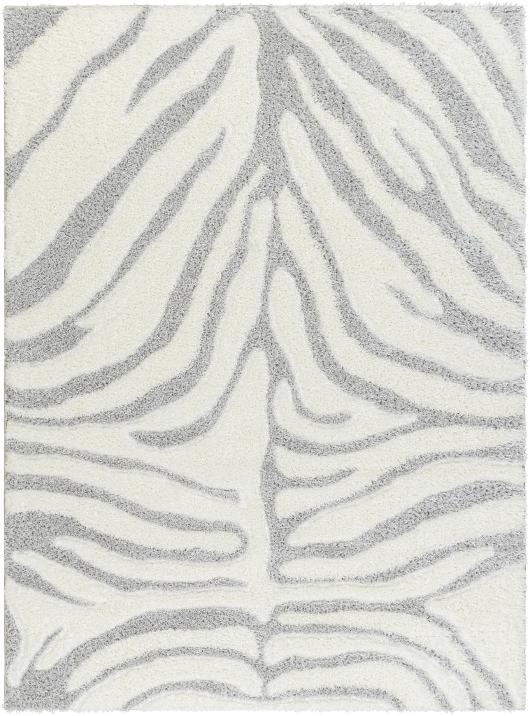 Surya Nomadic NMC-2310 Ivory Light Gray 5'3" x 7' Rug