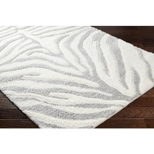 Surya Nomadic NMC-2310 Ivory Light Gray 5'3" x 7' Rug