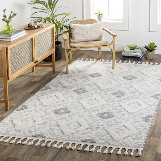 Surya Nora NOA-2303 Cream Medium Gray 7'10" x 10' Rug