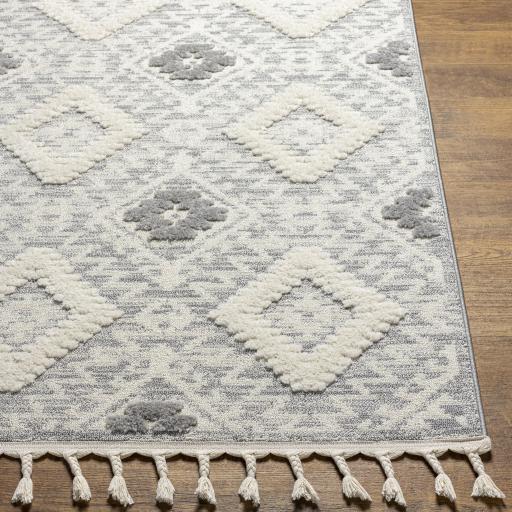 Surya Nora NOA-2303 Cream Medium Gray 7'10" x 10' Rug