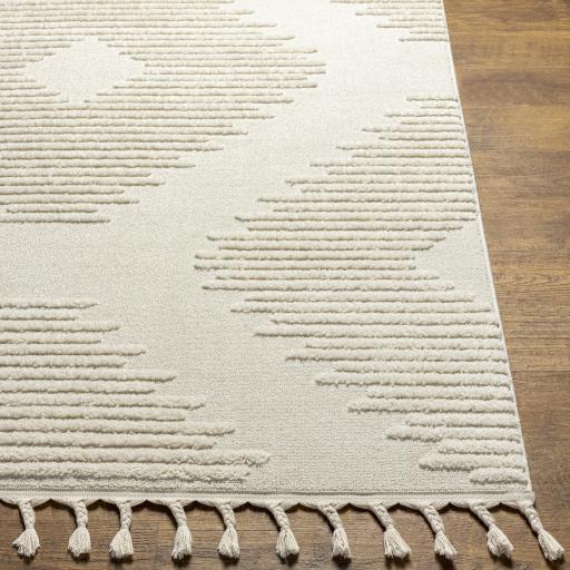 Surya Nora NOA-2304 Cream Light Gray 5'3" x 7' Rug