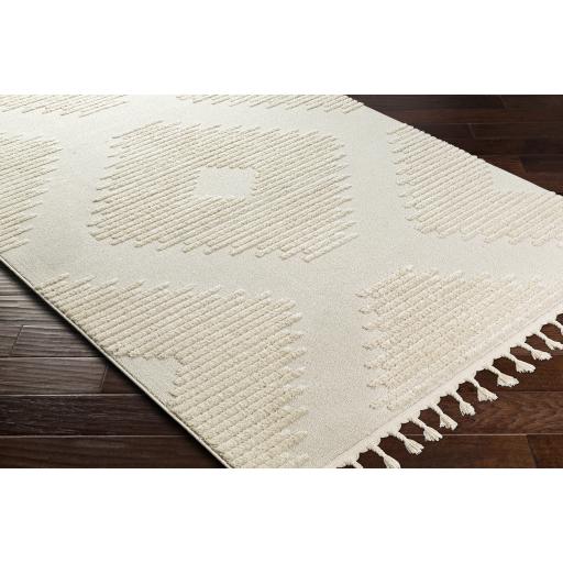 Surya Nora NOA-2304 Cream Light Gray 5'3" x 7' Rug