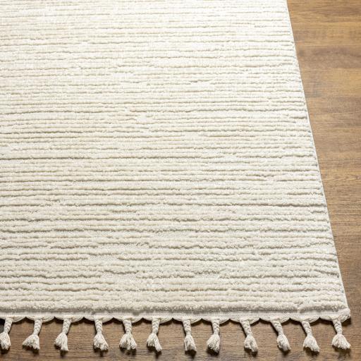 Surya Nora NOA-2305 Cream Light Gray 5'3" x 7' Rug