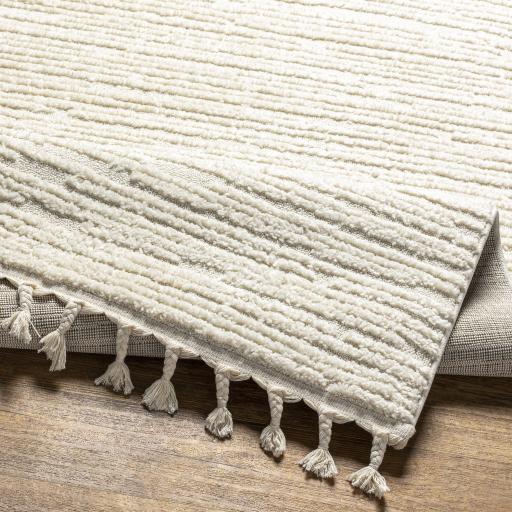 Surya Nora NOA-2305 Cream Light Gray 5'3" x 7' Rug