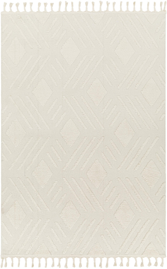 Surya Nora NOA-2306 Cream Light Gray 5'3" x 7' Rug