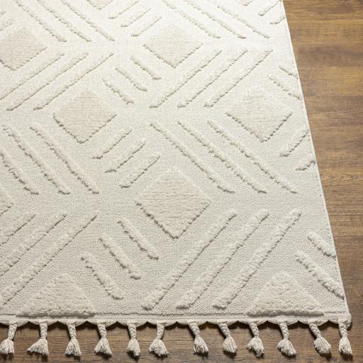 Surya Nora NOA-2306 Cream Light Gray 5'3" x 7' Rug