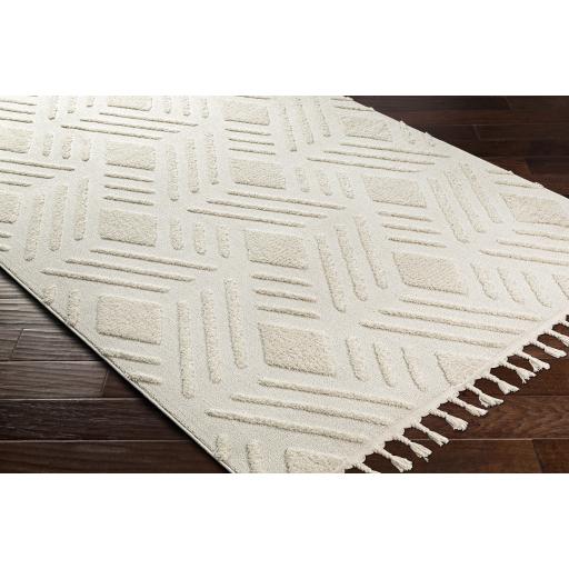 Surya Nora NOA-2306 Cream Light Gray 5'3" x 7' Rug